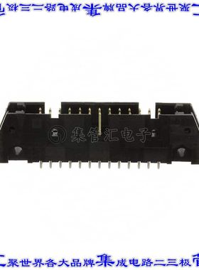 102153-6 针座连接器26POS接头2排2.54mm公形插针通孔直针镀金