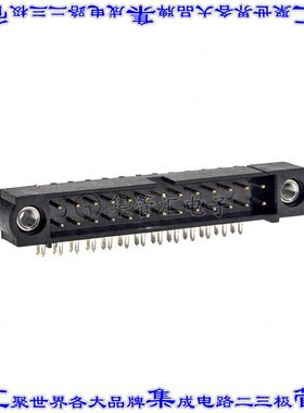 M80-5302642 针座连接器26POS接头2排2mm公形插针通孔直角镀金