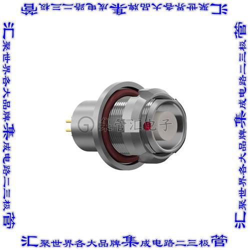 G81L0C-P02LPH0-0000 圆形连接器2POS插座母插口焊杯镀金面板安装