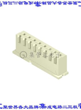 CI2204S0000 矩形连接器外壳4POS插座2.5mm母形插口天然色自由悬