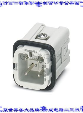 1585252 连接器3+接地插件公头按进式