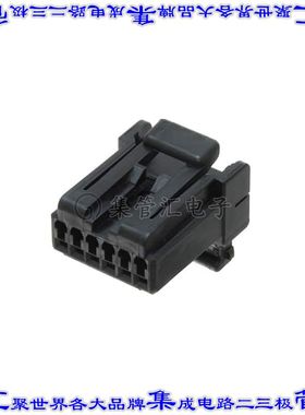 776204-2 矩形连接器外壳6POS插头2.5mm母形插口黑色自由悬挂