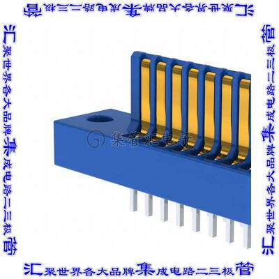 EBC30MMWD 卡边缘连接器60POS公头2排2.54mm蓝色镀金