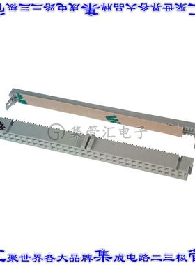 3425-6600 矩形连接器50POS插座2排2.54mm母插口灰色IDC镀金自由