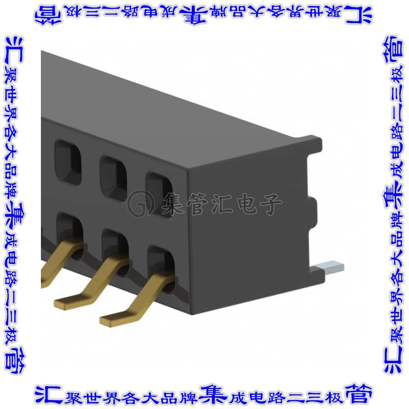 MMS-110-02-L-DH-TR 针座连接器20POS插座2排2mm母形插口表贴SMD