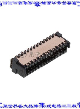 1043756 针座连接器52POS接头2排0.8mm公形插针表贴SMD镀金