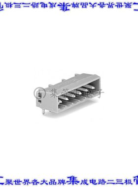 231-432/001-000 端子块连接器2POS接头公引脚带罩5mm灰色90DEG通