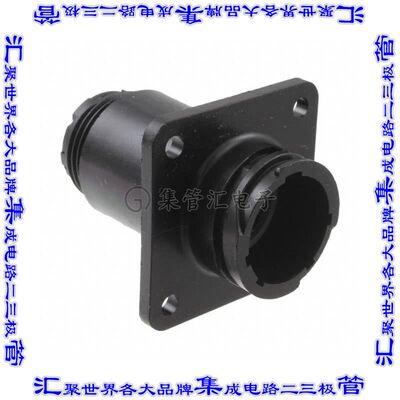 788158-2 圆形连接器9POS插座外壳用于公插针黑色面板安装