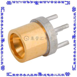 3211-40143 同轴连接器SMPM插头公引脚焊接50欧姆通孔