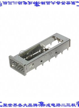 1658945-1 插拔式连接器机架XFP通孔直角压配