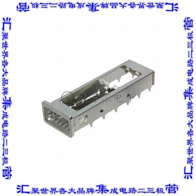 1658945-1 插拔式连接器机架XFP通孔直角压配