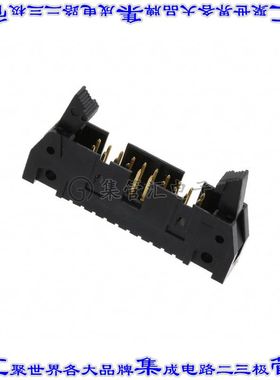 5499345-4 针座连接器20POS接头2排2.54mm公形插针通孔直角镀金