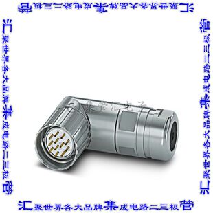 1620292 圆形连接器19(16+3电源)插头公引脚焊杯镀金自由悬挂直角