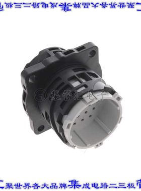 APD-2AP19S 圆形连接器19POS插座外壳用于公插针黑色灰色面板安装