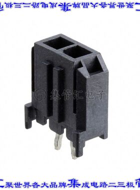 66200211122 针座连接器2POS接头3mm公形插针通孔直针锡
