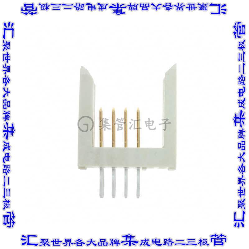 MP2-HP08-41P1-KR 背板连接器8POS接头公型刀片4排6mm通孔米色