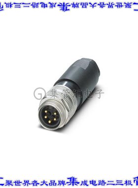 1456213 圆形连接器5POS插头公引脚螺钉镀金自由悬挂