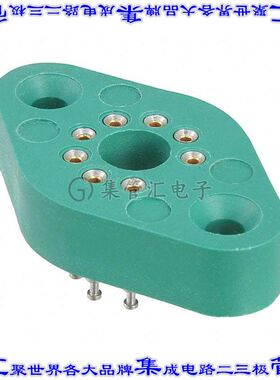 0804MC 连接器IC插座晶体管TO-3插口8(椭圆)位置镀金通孔