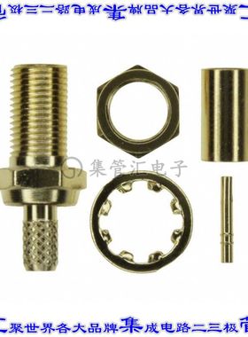 252145 同轴连接器MCX插孔母形插口焊接50欧姆面板安装