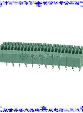 1990232 线对板连接器24POS接线端子2.5mm通孔45角度带板