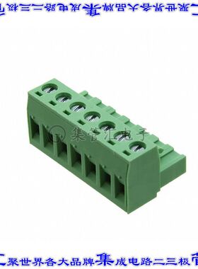395305007 0395305007端子块连接器7POS插头母插口5.08mm绿色自由