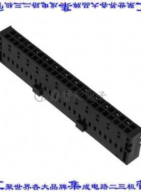 XG5N-502 矩形连接器外壳50POS插座2排2.54mm母形插口黑色自由悬