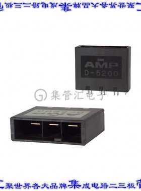 1-353082-2 针座连接器3POS接头10.16mm公形插针通孔直针镀金