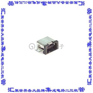 针座连接器4POS插座0.8mm中央带触点表贴SMD镀金 4PA MQ172X