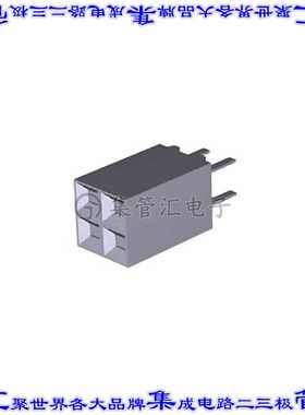 5-146762-9 针座连接器4POS插座2排2.54mm母形插口通孔直针锡