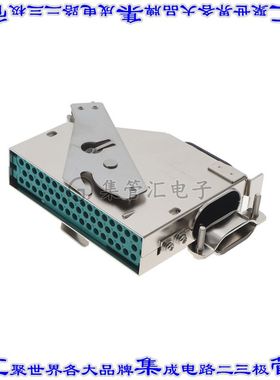 QE4501A50S-F0 矩形连接器外壳50POS插头3排母形插口绿色自由悬挂
