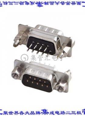 A-DS09-GK-3U1-TP1 连接器9POS插头公引脚2排D-Sub通孔