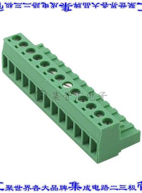 1757129 端子块连接器13POS插头母插口5.08mm绿色自由悬挂