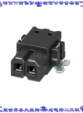 1810719 端子块连接器2POS接头母型插口2.5mm黑色90DEG表贴SMD