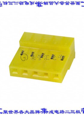 3-640432-5 矩形连接器5POS插座3.96mm母插口黄色IDC锡自由悬挂