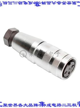 C091 11D003 000 2 圆形连接器3POS插头外壳用于母插口银色自由悬