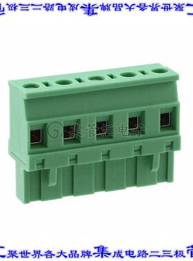 1832552 端子块连接器5POS插头母插口7.62mm绿色自由悬挂