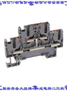 PRKD 2,5/SV GR 端子块连接器4POS馈通式5.1mm灰色12-26AWG