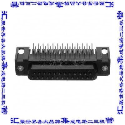 5745392-2 连接器25POS插座母插口2排D-Sub通孔直角