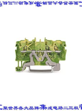 2000-1307 端子块连接器3POS接地地面3.5mm绿色黄色16-24AWG