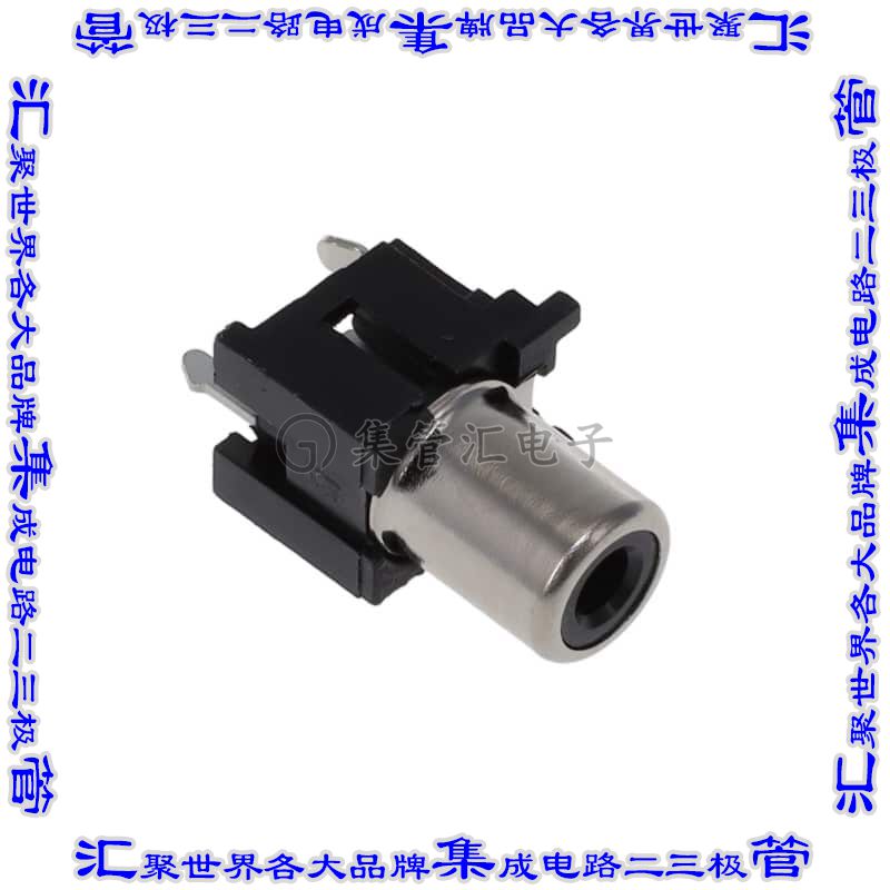 KLPX-0848-2-B 接插件连接器RCA PHONO JACK, VERTICAL, BLK RO