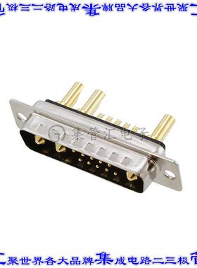680M13W3103L201 连接器13(10+3电源)插头公引脚2排D-Sub组合式面