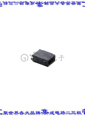 2125201002 针座连接器2POS接头2排公形插针通孔直针锡