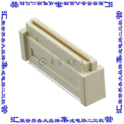 5-5179010-2 板对板连接器60POS插座外罩触点2排0.8mm表贴SMD镀金