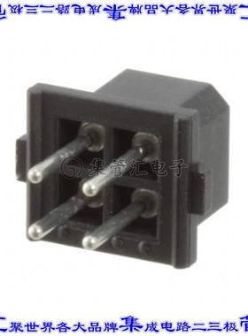 M80-8500442 针座连接器4POS插座2排2mm母形插口通孔直针镀金