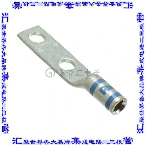 LCDX6-14D-L 接插件连接器CONN TERM RECT TONG 6 AWG #1/4