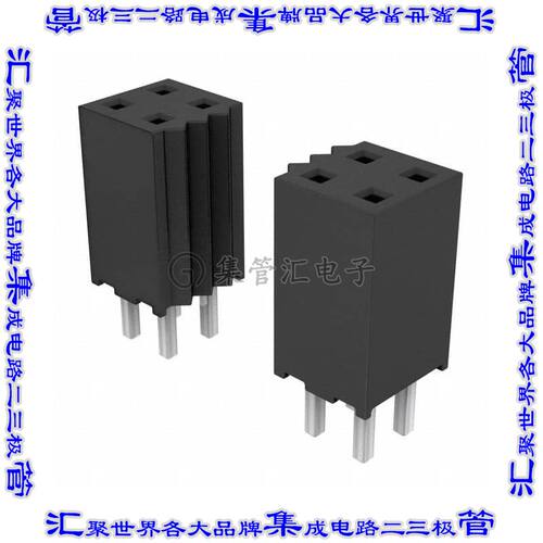 SQT-149-01-L-D 针座连接器98POS插座2排2mm叉状通孔直针镀金