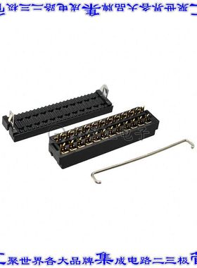 HIF4A-24D-3.18R 矩形连接器24POS插座2排3.18mm母插口黑色IDC镀