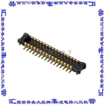 AXE632124 板对板连接器32POS接头外罩触点2排0.4mm表贴SMD镀金