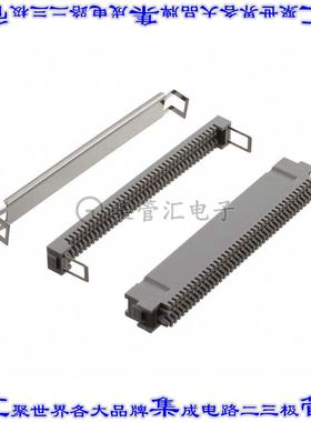 82080-6006RB 矩形连接器80POS插座2排1.27mm母插口灰色IDC镀金自