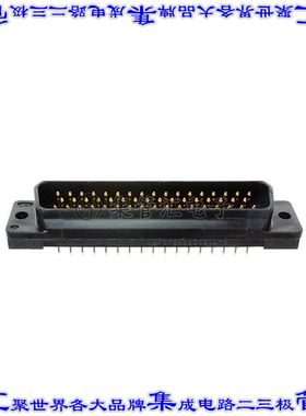208010-2 连接器50POS插头公引脚3排D-Sub通孔